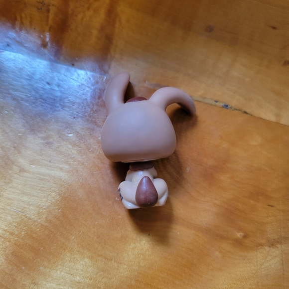 Littlest Pet Shop LPS #1766 Bunny Rabbit Brown Blue Eyes 2007 - Picture 10 of 12